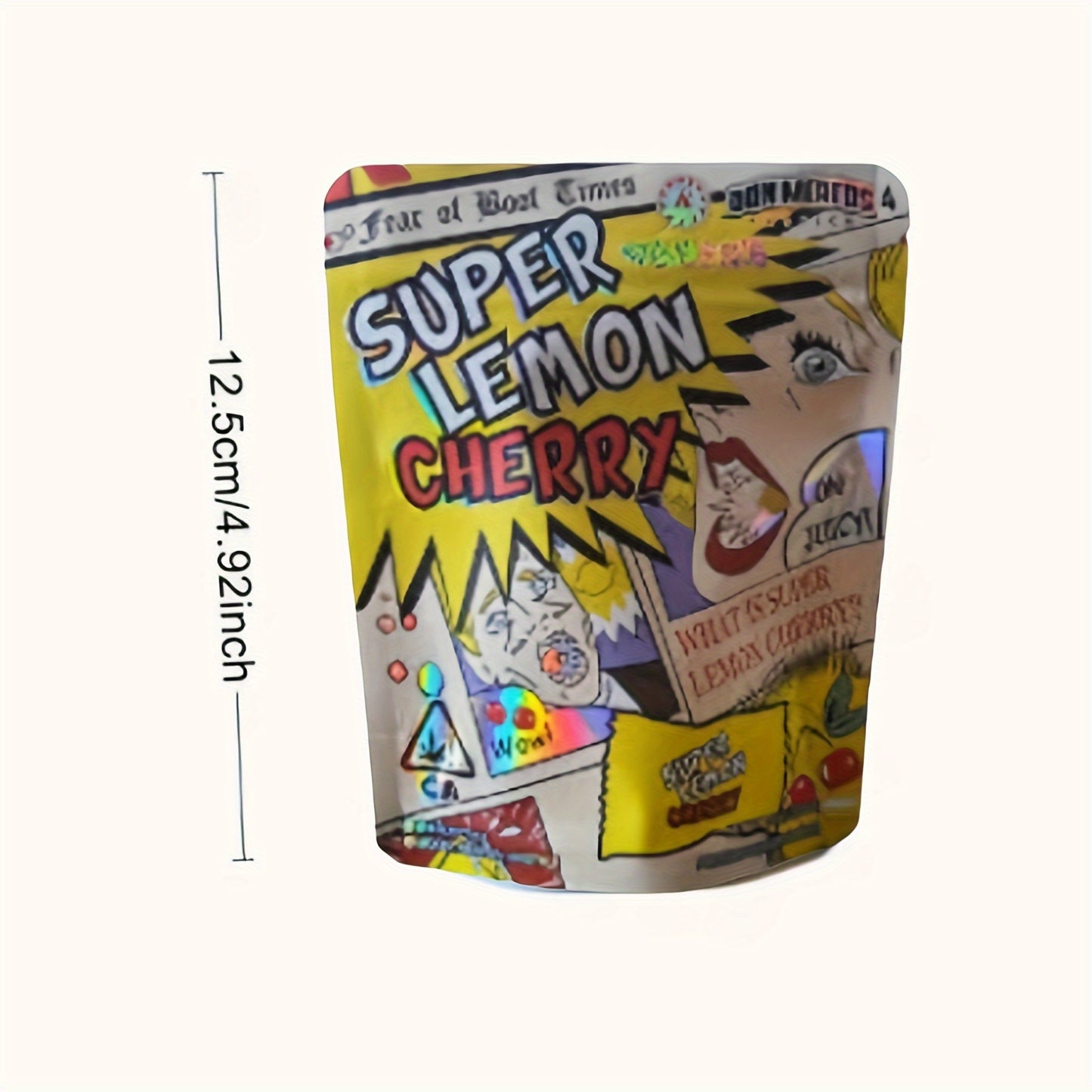 10/20pcs Premium Smell-Proof Resealable Mylar Zipper Bags -with Airtight Seal and Moisture Protection