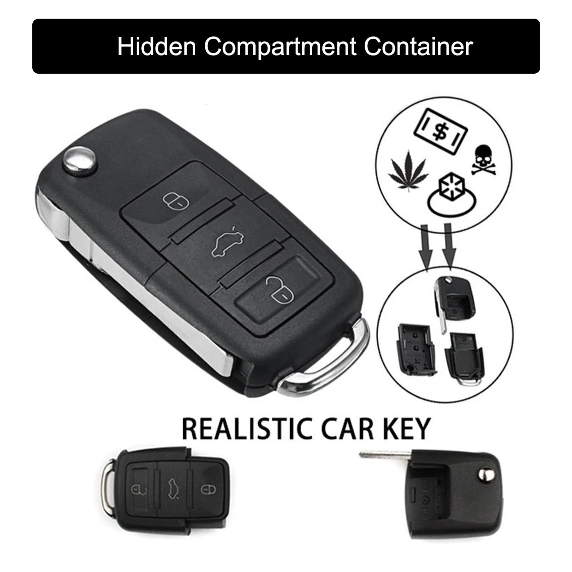 Diversion Car Key Safe FOB