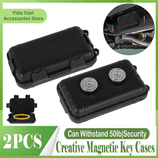 1/2Pcs Magnetic Key /Under Car  Waterproof Diversion/Hidden Container