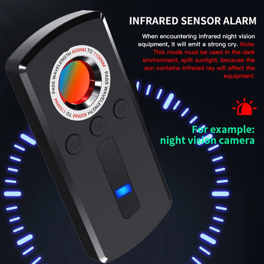 Newest Anti Spy Detector with Pinhole Hidden Lens