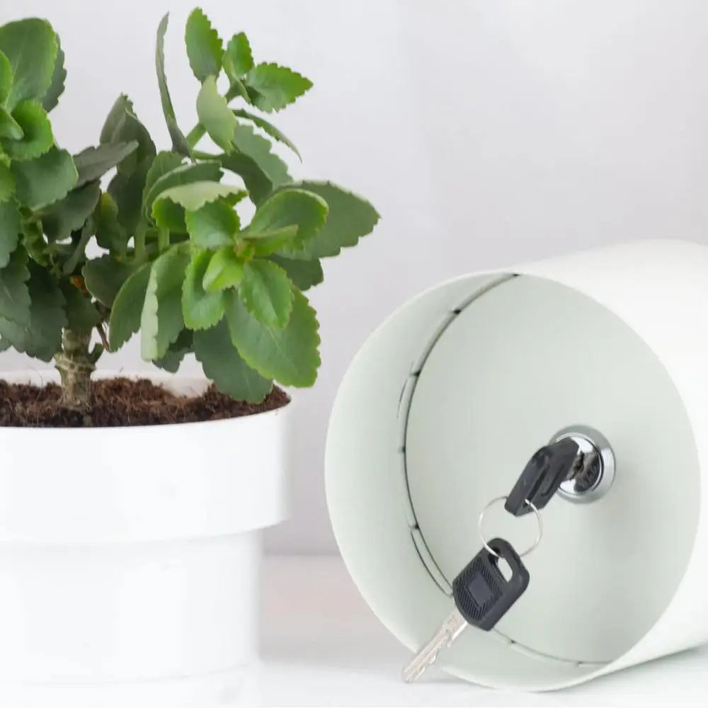 Diversion Flower Pot Safe with Key