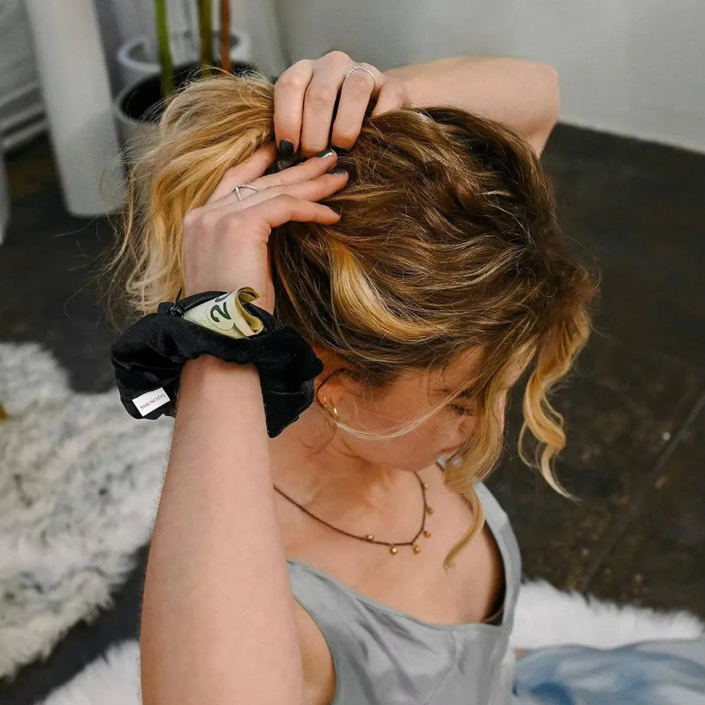 Diversion Hair Tie Stash With Zipper