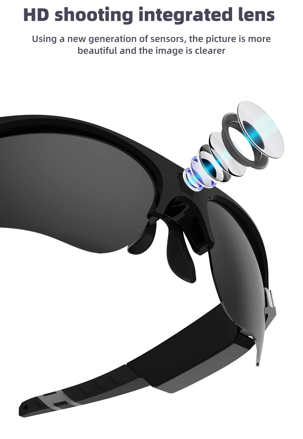 1080P Full HD Sunglasses for recording video *FPV