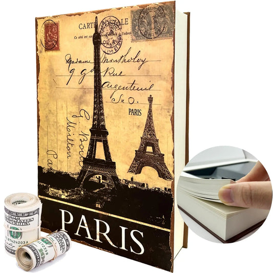 Decorative Diversion Book Safe Box with Combination Lock