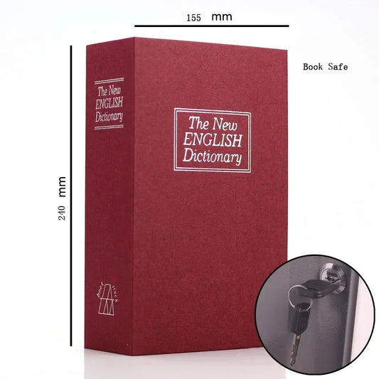 Dictionary Mini Diversion Book Safe Lock Box